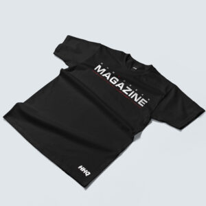 NEW HHQ URBAN MAGAZINE BLK TEE